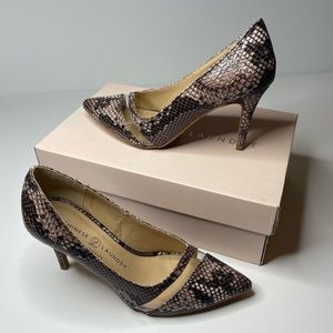 Chinese Laundry Snake Print Heels